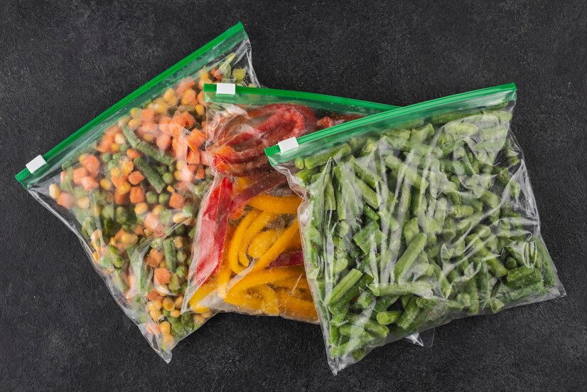 vacuum pack frozen food